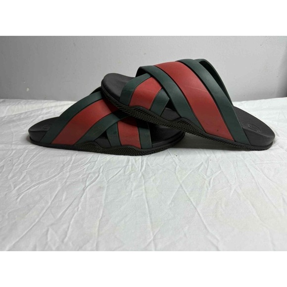 Gucci Sherry Line rubber Sandals slides size 10 - Picture 2 of 6